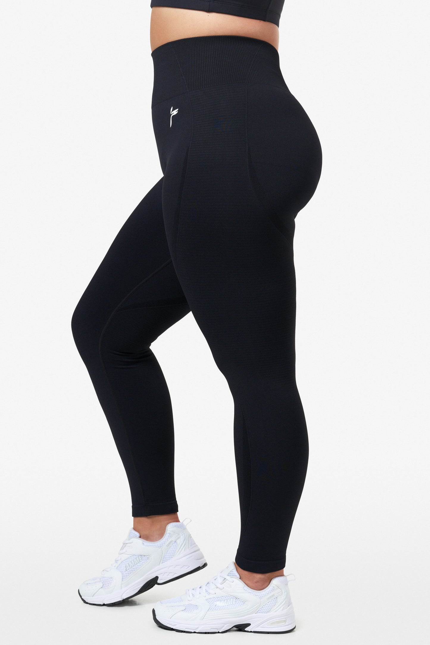 Black Vortex Scrunch Leggings - for dame - Famme - Leggings