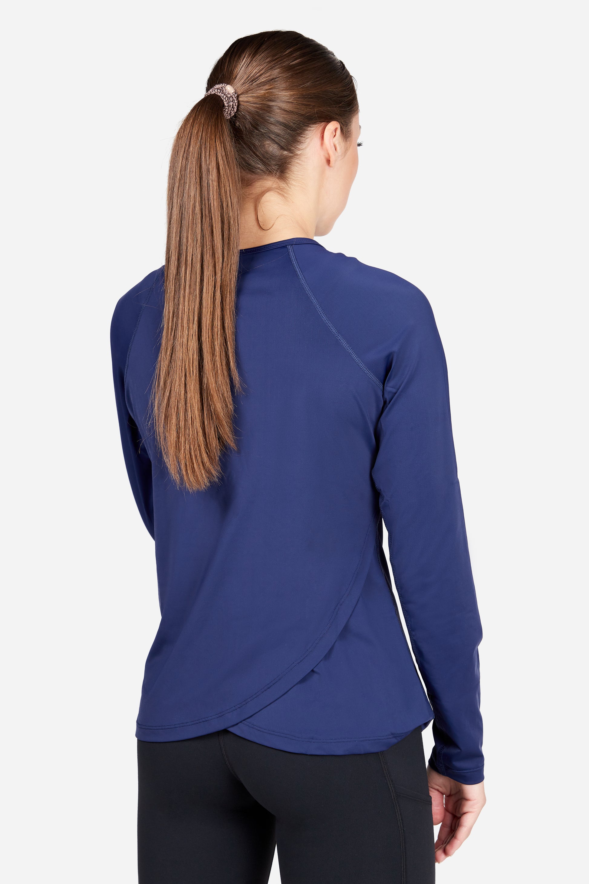 Blue Loose LS T-Shirt - for dame - Famme - Training Long Sleeve